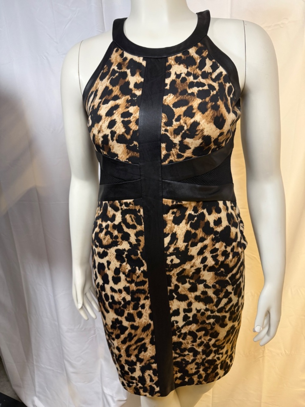 Thalia Sodi Women’s Dress Leopard Animal Print Medium